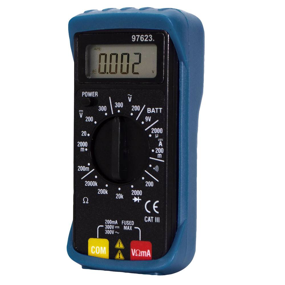 Multimètre digital de poche, 6 fonctions, 300V, cat III - Tibelec-0