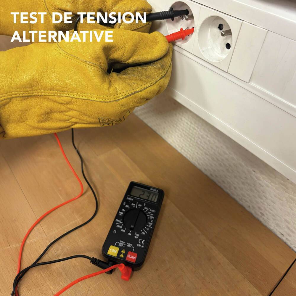 Multimètre digital de poche, 6 fonctions, 300V, cat III - Tibelec-3