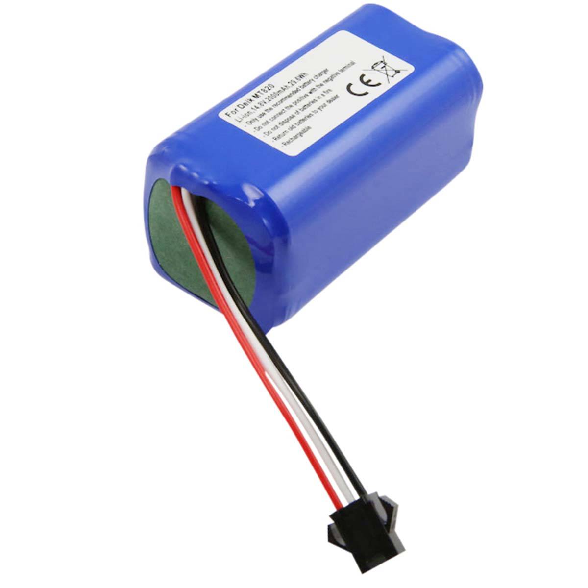 Batterie pour Aspirateur Robot Deik MT820 Li-ion 14,8V 2000mAh 29,6Wh-0