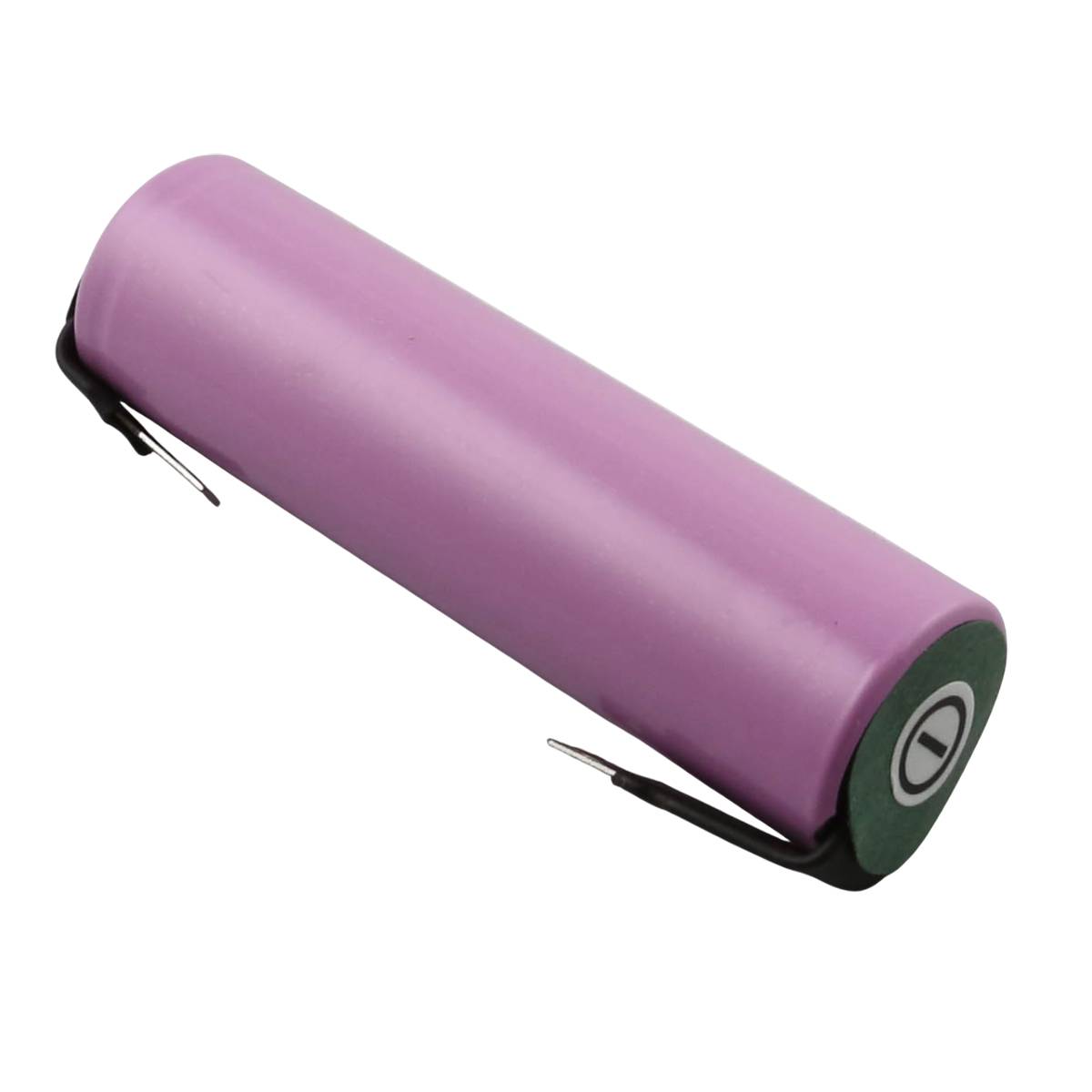 Batterie Cellule 18650 Li-ion 3,7V 2600mAh 9,6Wh avec Plats à Souder-0