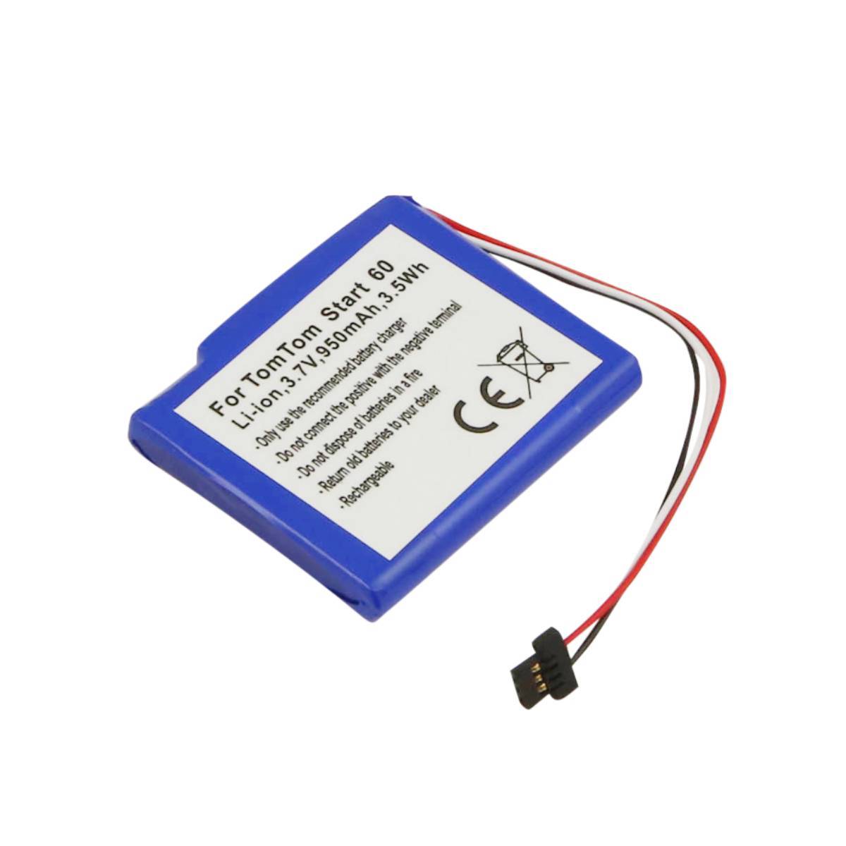 Batterie de Remplacement pour GPS TomTom Start 60 3,7V 950mAh Li-ion-1