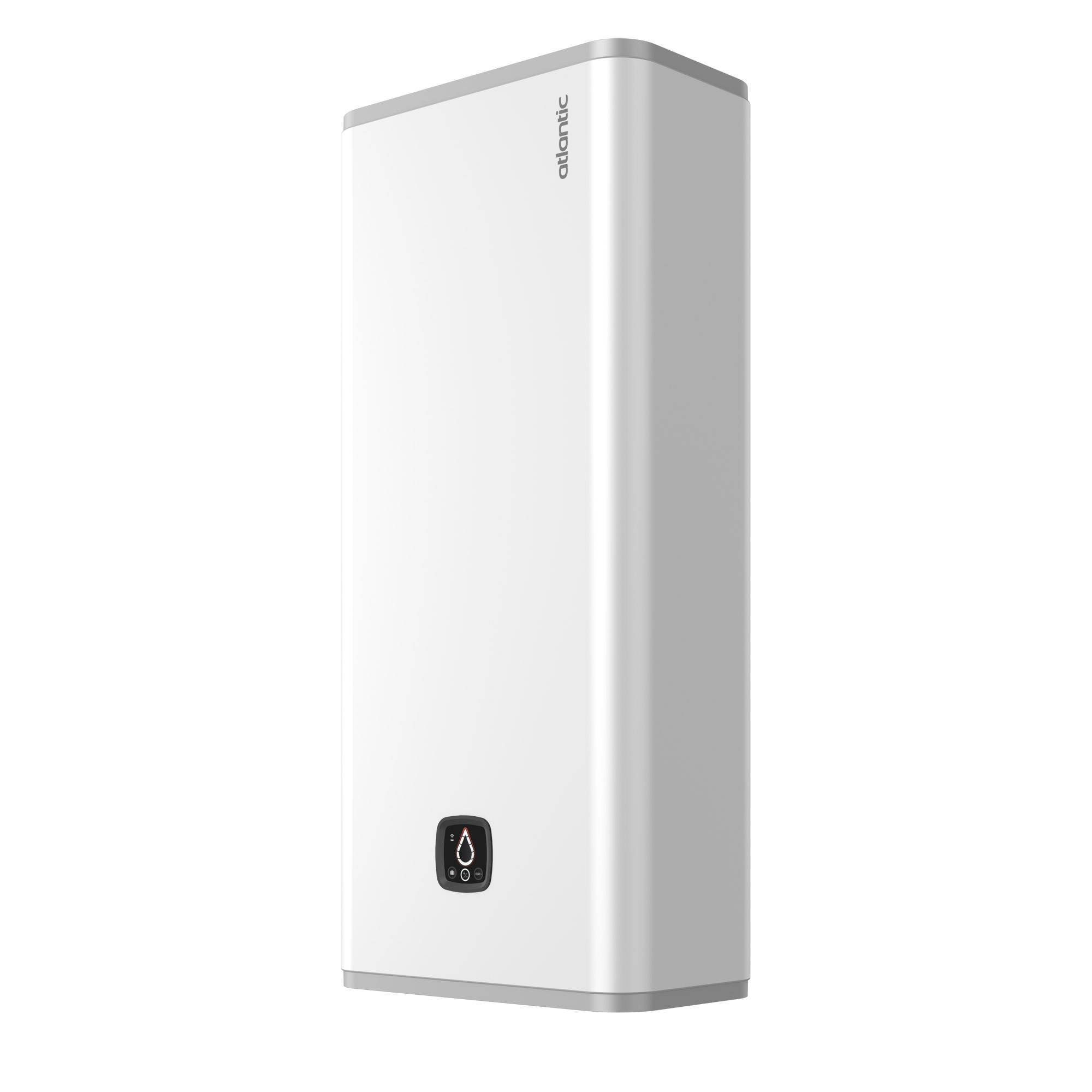 Chauffe-eau électrique ATLANTIC plat multiposition LINEO blanc 80L-0