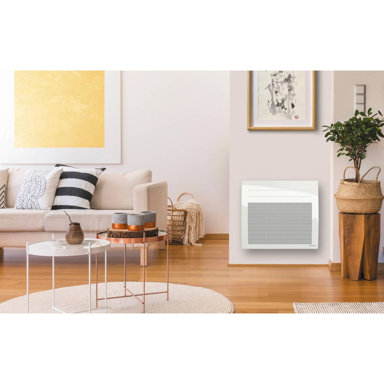 Radiateur éléctrique rayonnant digital SOLIUS NEO horizontal 1000W - ATLANTIC - 425424-2