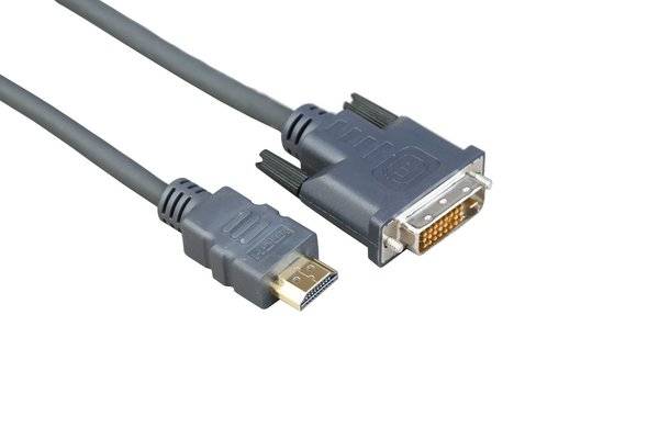 TESCA Cordon DVI-D / HDMI premium 1080P male /male de 2m-0