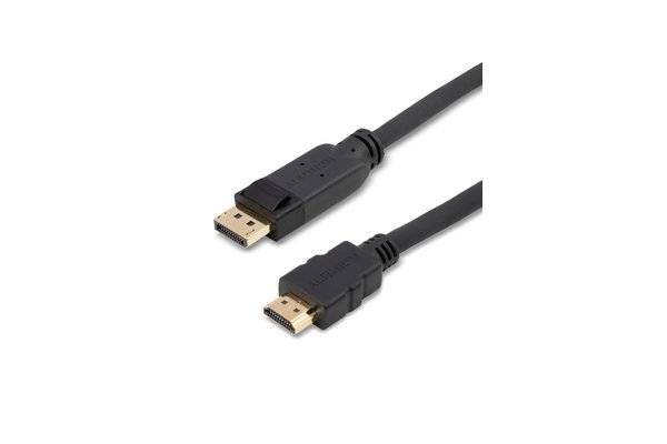 TESCA Cordon DISPLAYPORT male vers HDMI male 1080P@60Hz de 5m-0