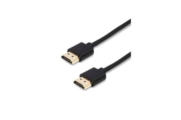 TESCA Cordon HDMI 2.0 4K@60Hz male /male faible diametre & tête compacte de 3m-0