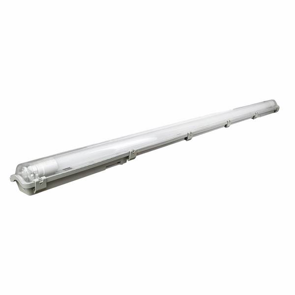 Réglette LED 18W, 1900 lumens, IP65, 4000K blanc-neutre, tube LED remplaçable, garantie 5 ans - Tibelec