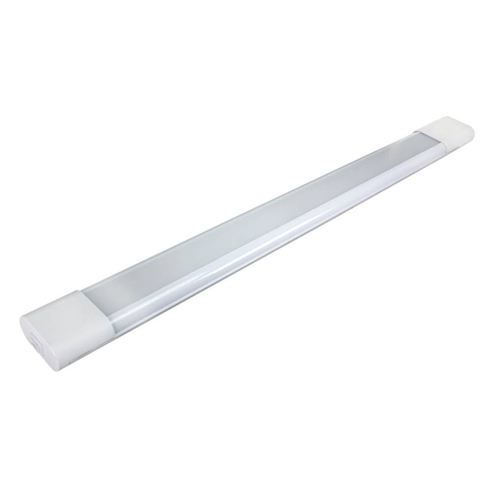 Réglette LED Blanc 12W, 900 lumens, 4000K, interrupteur on/off, bornier connexion intégrée, garantie 5 ans - Tibelec-0