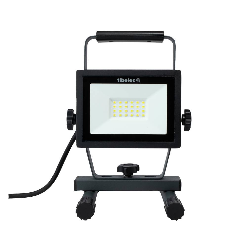 Projecteur LED de chantier filaire 20W, 1800 lumens, IP65, 4000K blanc-neutre - Tibelec-2