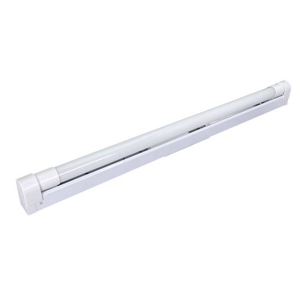 Réglette LED blanche, 18W, 1900 lumens, 4000K blanc-neutre, tube LED remplaçable - Tibelec