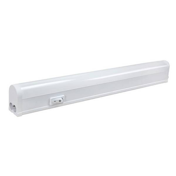 Réglette LED Blanc 13W, 1340 lumens, 4000K, interrupteur on/off, bornier de connexion intégré, garantie 5 ans - Tibelec