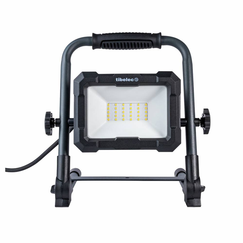 Projecteur LED de chantier filaire pliable 30W, 2700 lumens, IP65, IK07, 4000K, garantie 3 ans - Tibelec-3