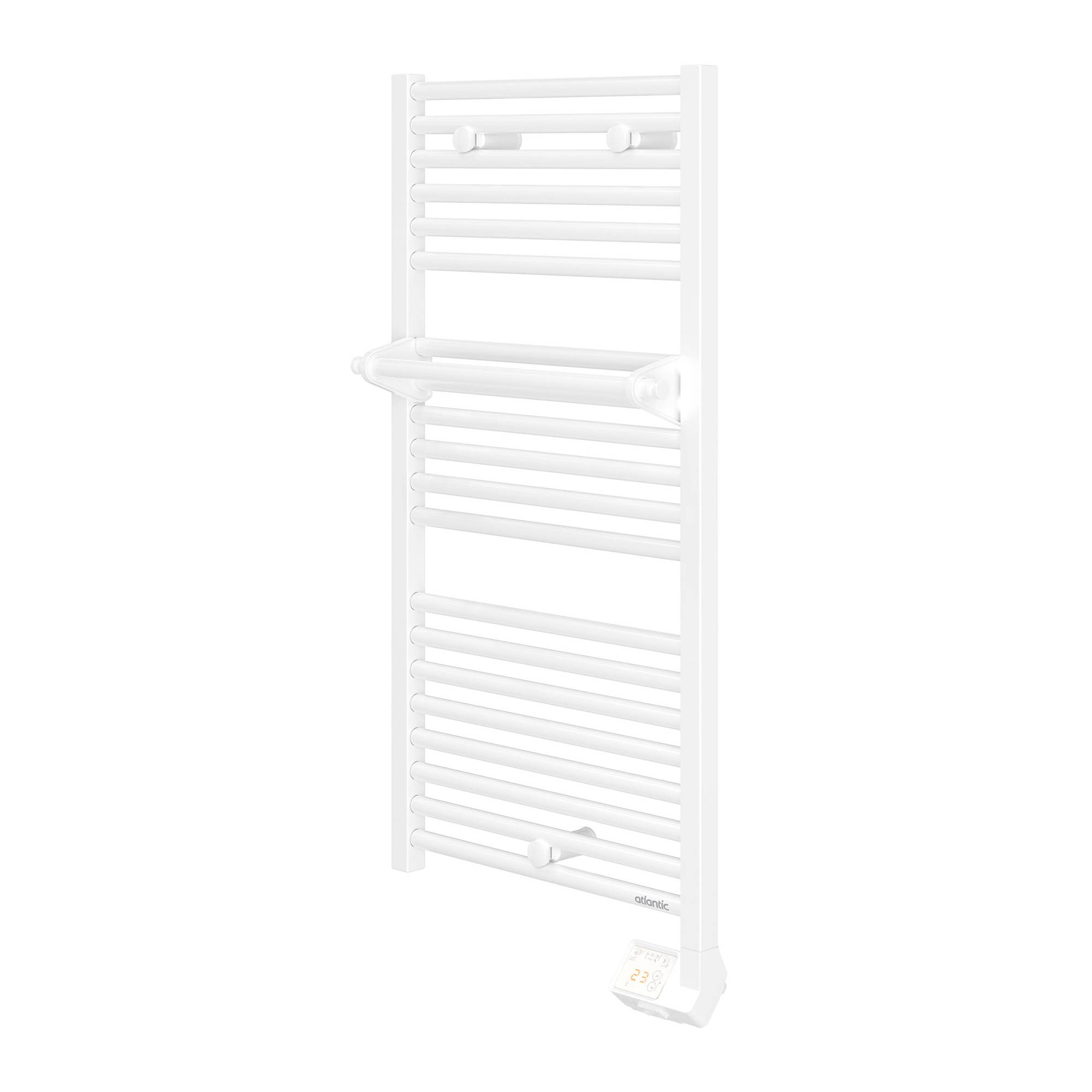 Sèche-serviettes électrique Vertical 1000 W Blanc 2012 Digital - Atlantic-1