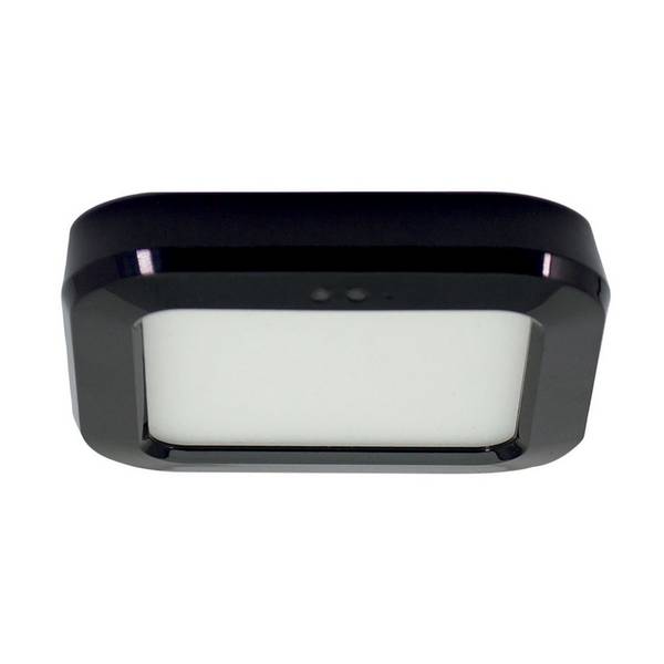 Spot LED noir 1.2W, 80 lm, 3000K, interrupteur infrarouge, recheargable, intensité variable, aimant à coller - Tibelec