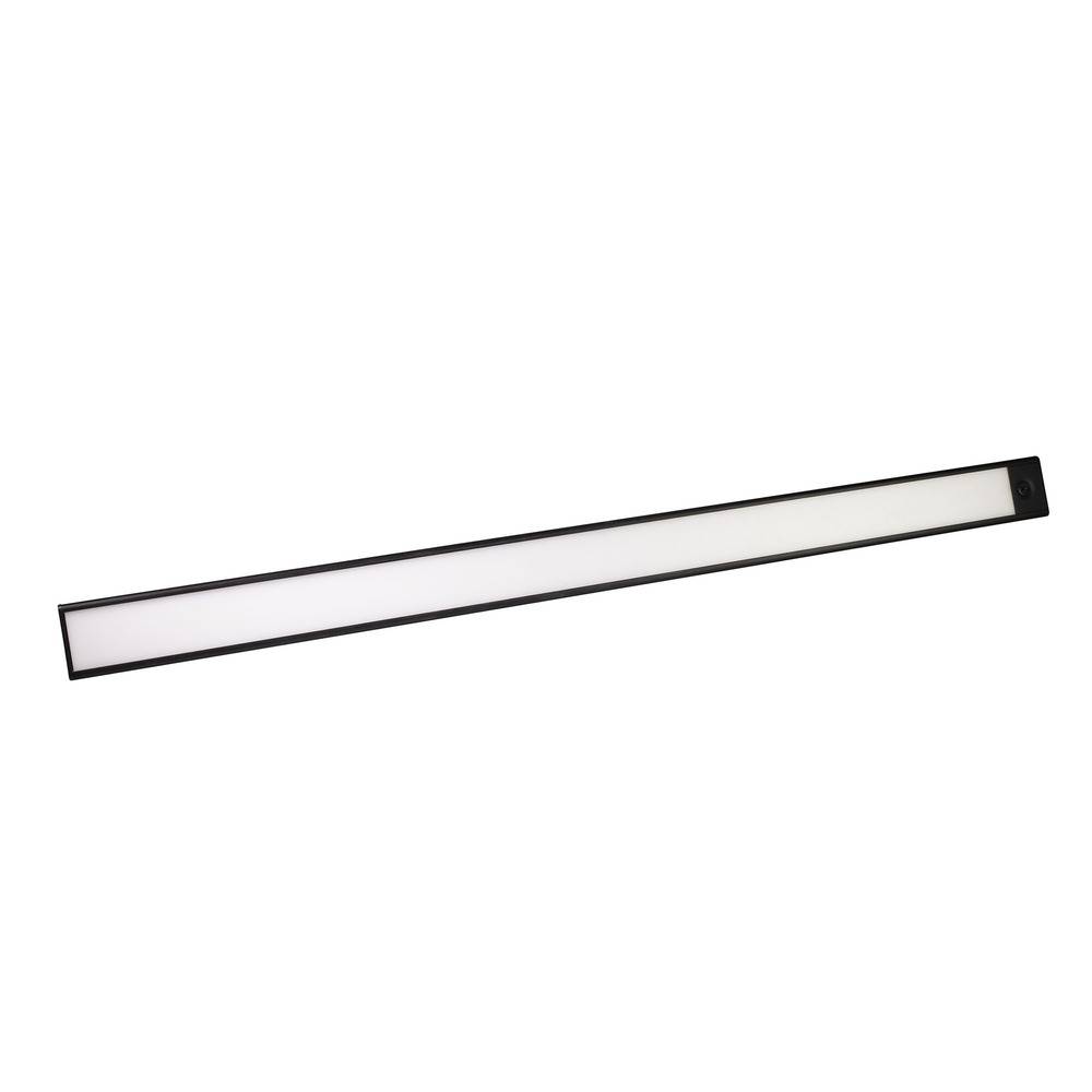 Réglette LED noir 3.6W, 250 lm, 4000K, recheargable, extra plat, inter. On/Off/Auto, intensité variable - Tibelec-0