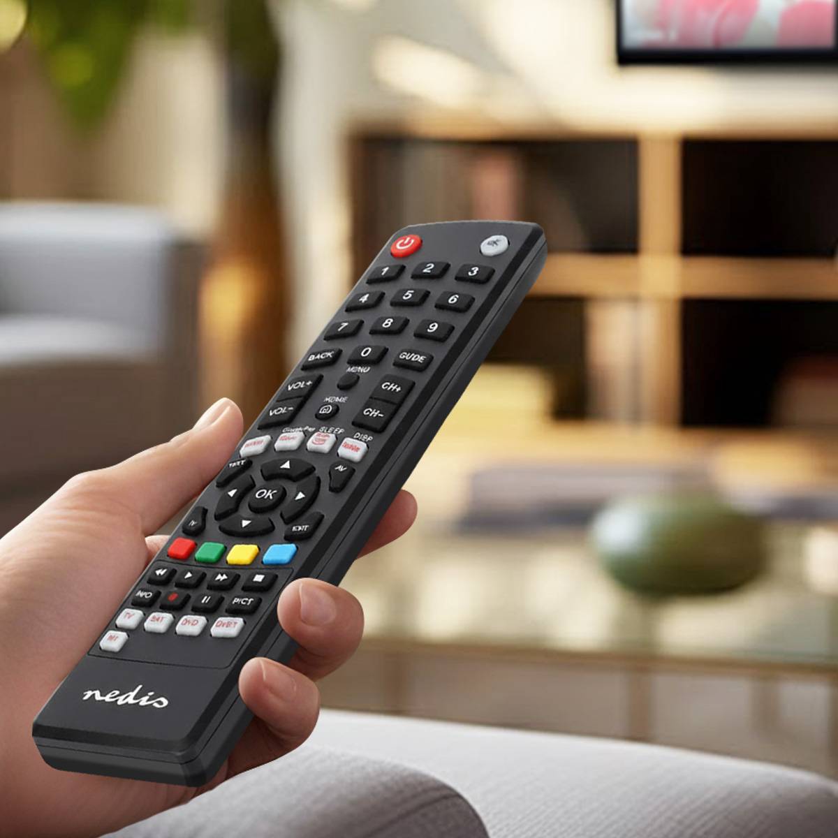 Télécommande Préprogrammée pour TV / DVD / SAT / TNT avec Touches Streaming-3