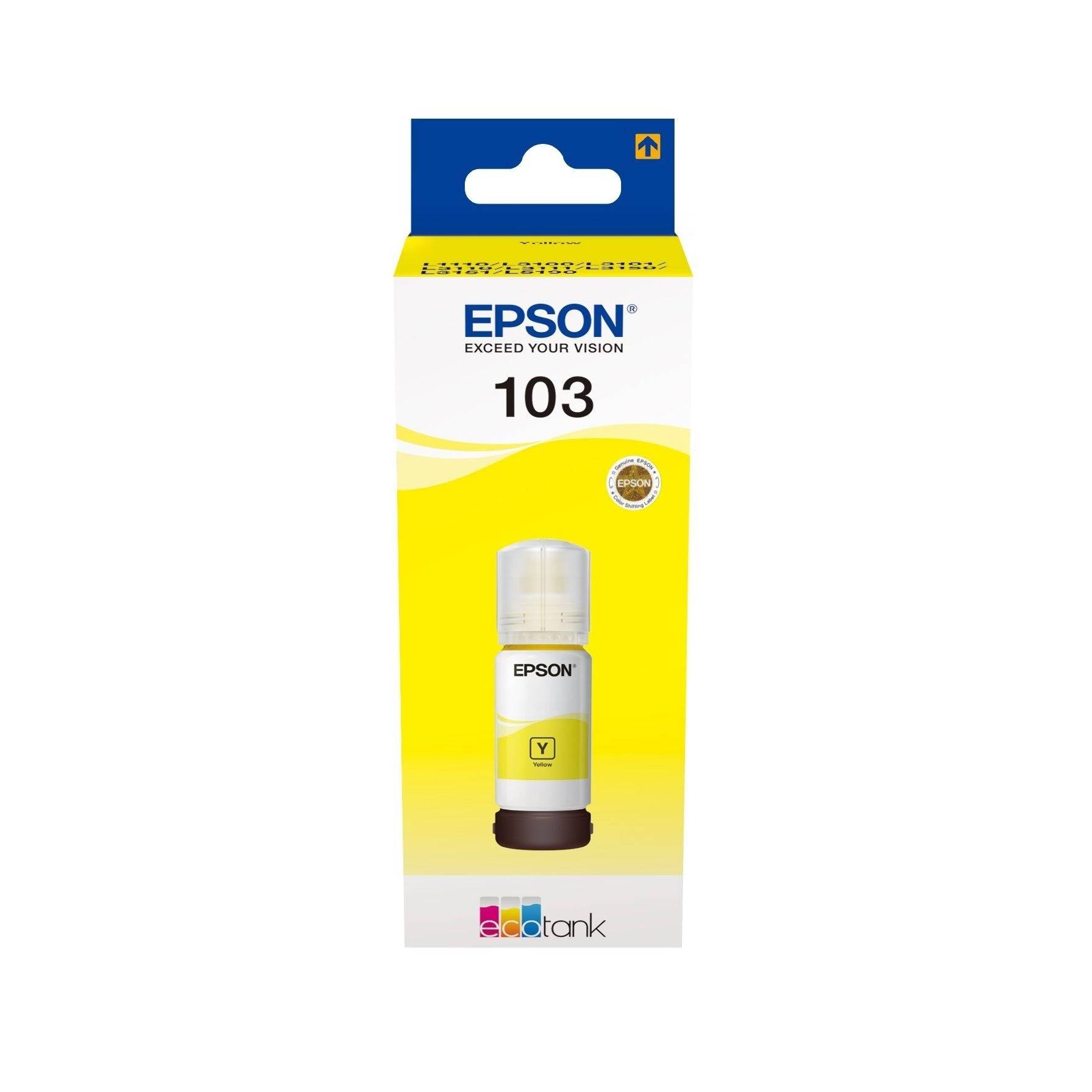 Epson 103, Jaune, Encre à pigments, 70 ml, 1 pièce(s)-7