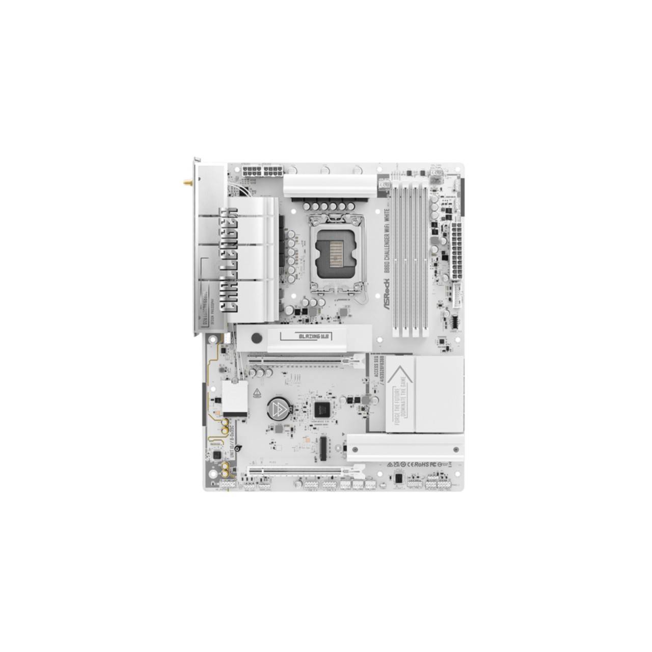Asrock B860 Challenger WiFi White, Intel, LGA 1851 (Socket V1), Intel Core Ultra (Series 2), LGA 1851, DDR5-SDRAM, 256 G-2