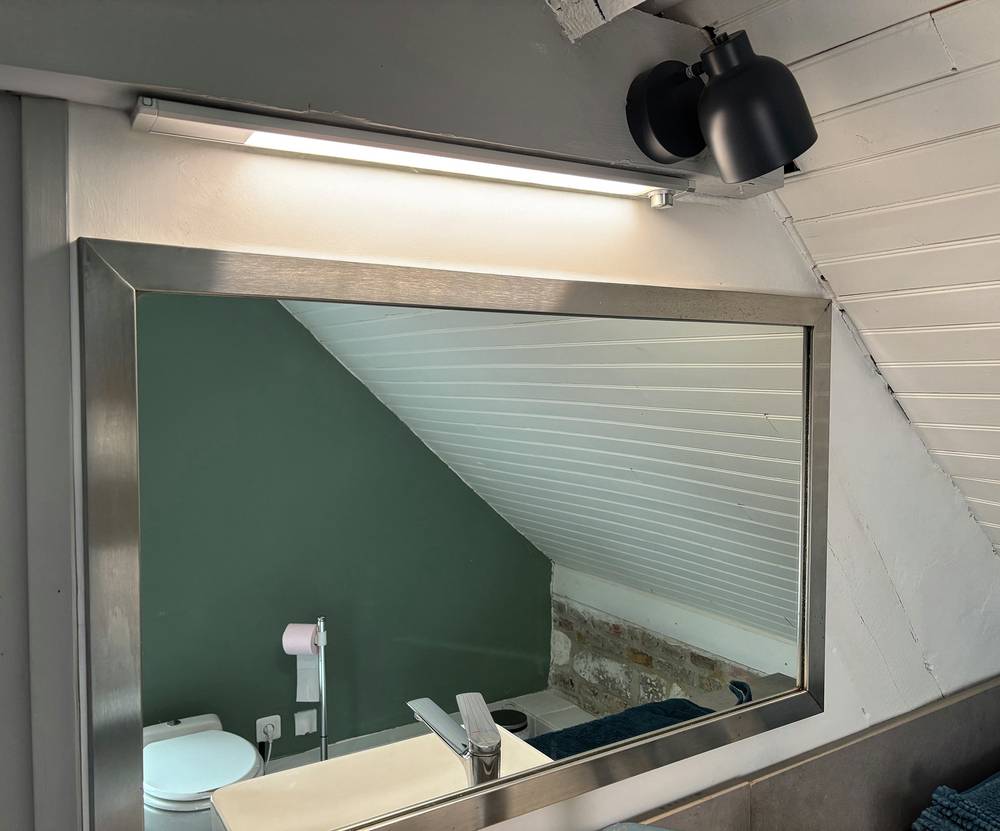 Réglette LED Argent 8W, 560 lm, intensité variable 3000 à 6500K, cordon alimentation integré, garantie 5 ans - Tibelec-3
