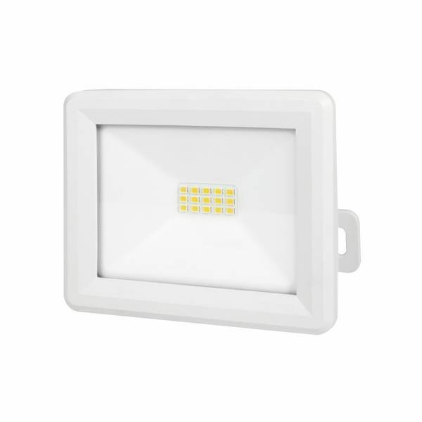Projecteur LED Blanc 10W, 940 lumens, IP65, 4000K Blanc-neutre, connecteur rapide, fixation orientable 3D - Tibelec