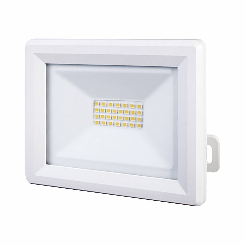 Projecteur LED Blanc 20W, 1880 lumens, IP65, 4000K Blanc-neutre, connecteur rapide, fixation orientable 3D - Tibelec-0