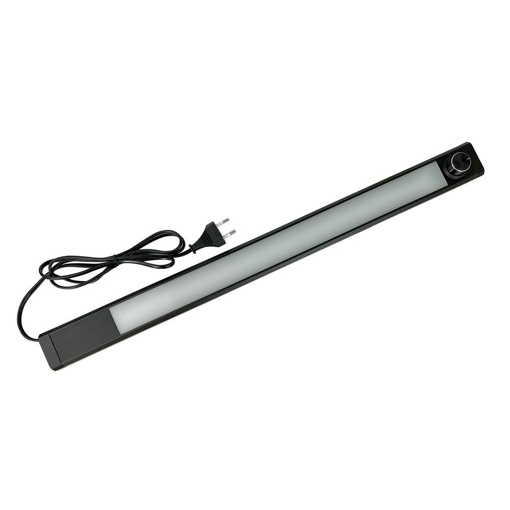 Réglette LED noir 8W, 560 lm, intensité variable 3000 à 6500K, cordon alimentation integré, garantie 5 ans - Tibelec-3