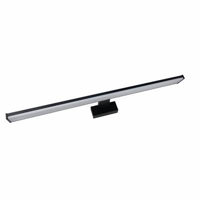 Réglette Miroir LED Noir 12W, 1000lumens, IP44, 4000K, bornier de connexion intégré, garantie 5 ans - Tibelec-0