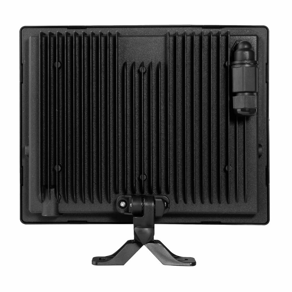 Projecteur LED Noir 100W, 11000 lumens, IP65, 4000K Blanc-neutre, connecteur rapide, fixation orientable 3D - Tibelec-2
