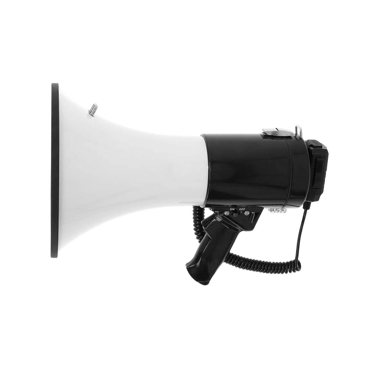 Mégaphone avec Bluetooth / Port USB Portée 1500m 120dB 25W et Micro Amovible-1