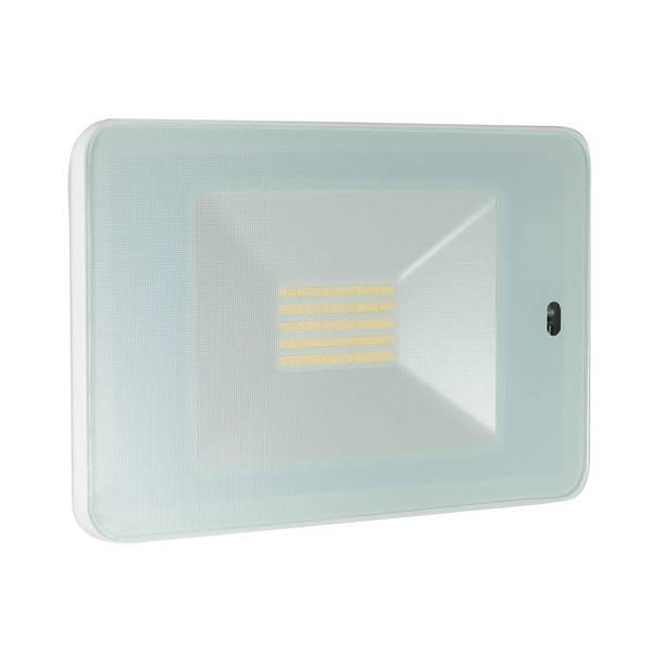 Projecteur LED à télécommande blanc 52W 4100lm IP65 4000K détecteur de mouvement HF étrier orientable Gar. 3 ans