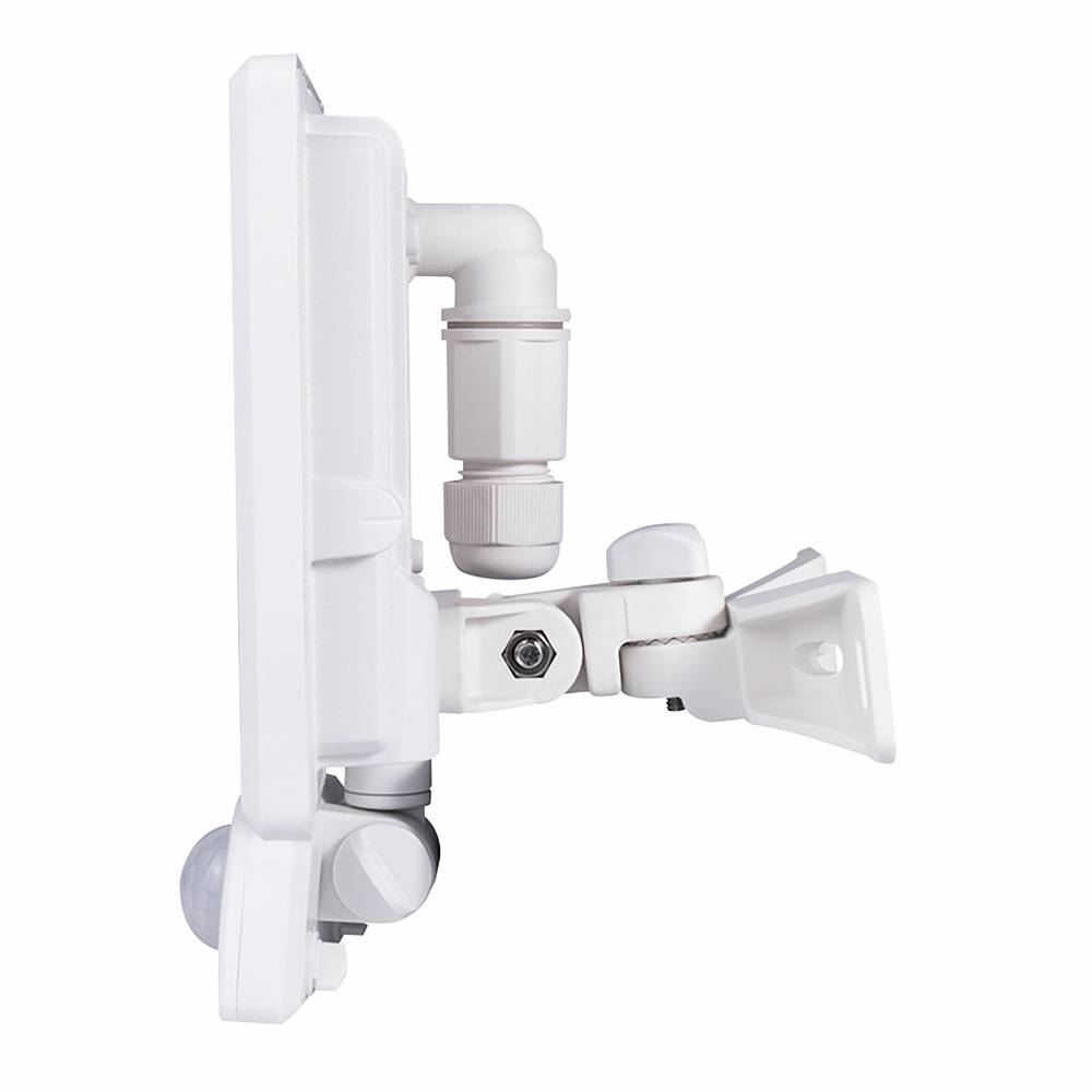 Projecteur LED Blanc 50W 5500lmIP65 4000K détecteur de mouvement 3 réglages fixation orientable 3D-2