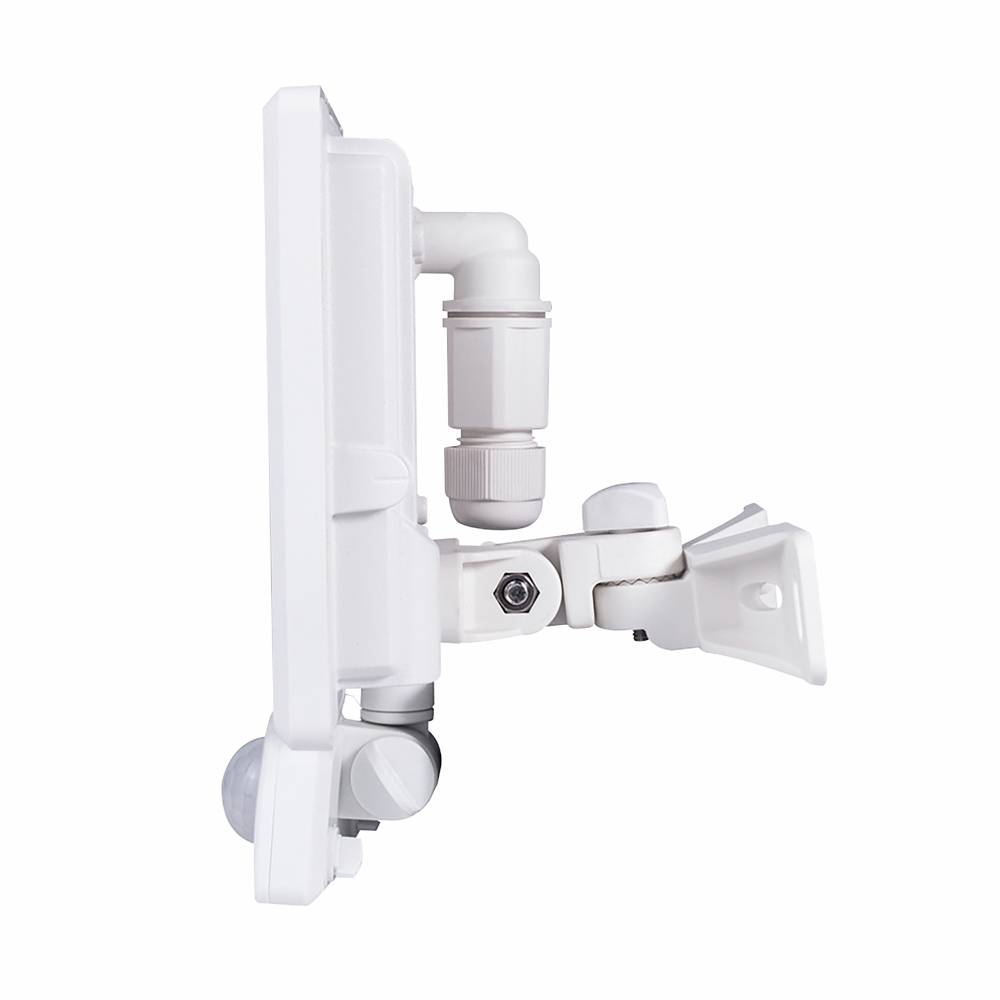 Projecteur LED Blanc 30W 3300lmIP65 4000K détecteur de mouvement 3 réglages fixation orientable 3D-2