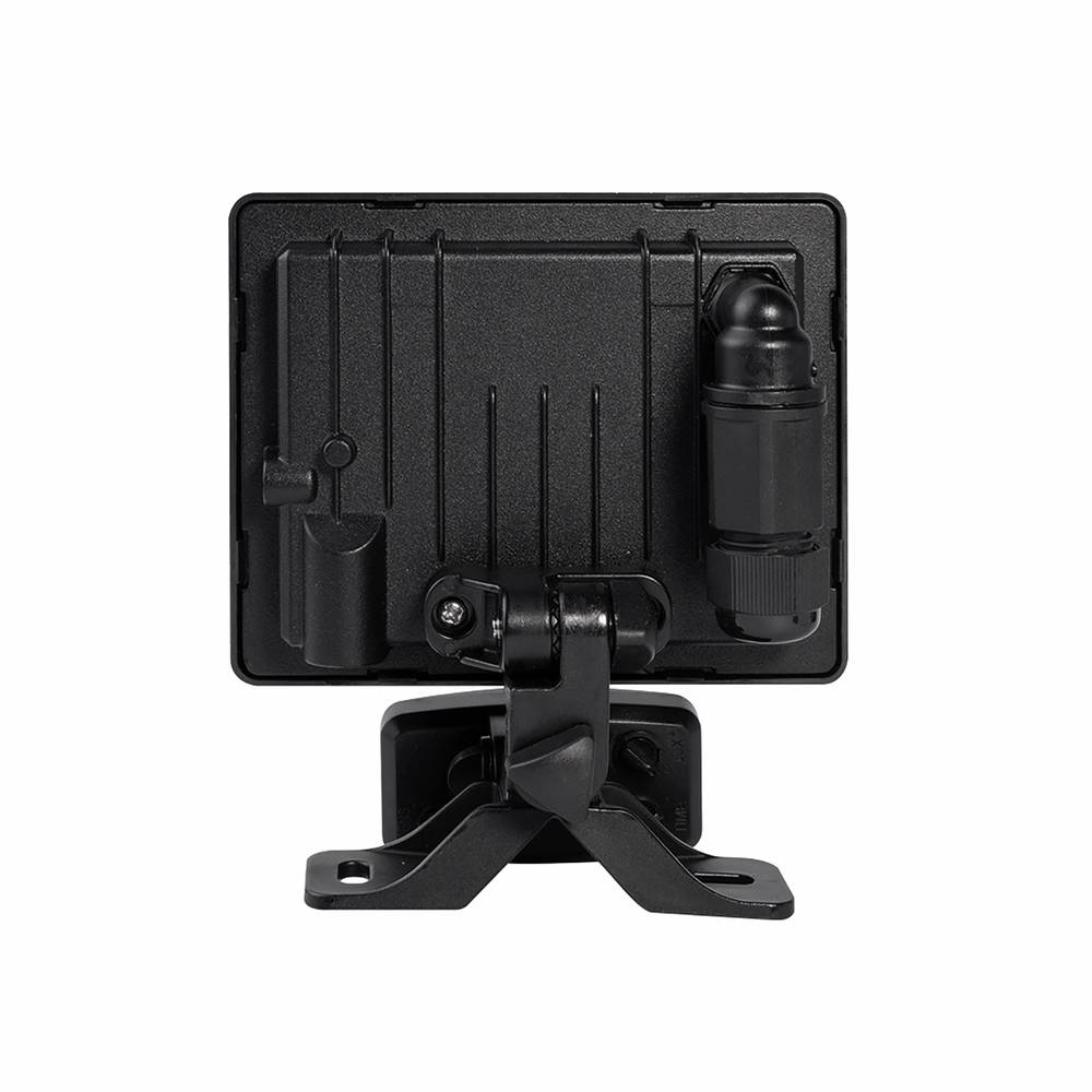 Projecteur LED Noir 20W 1880lm IP65 4000K détecteur de mouvement 3 réglages fixation orientable 3D-2