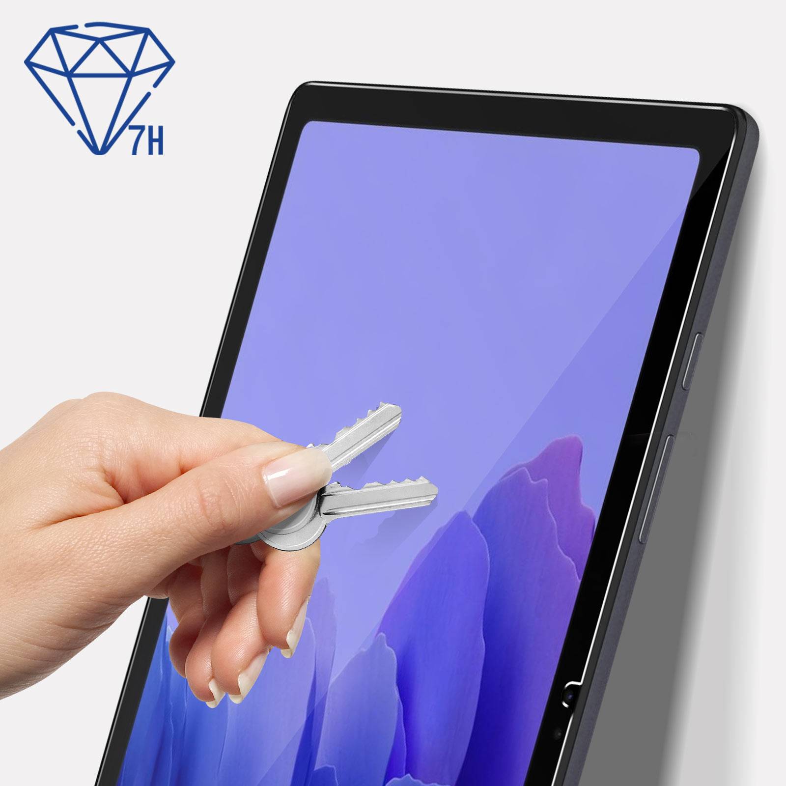 Protection d'Écran pour Galaxy Tab A7 10.4" 2020 en Verre Flexible 7H 0.3mm-3