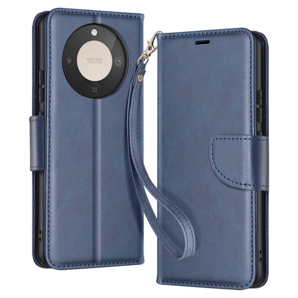 Étui Portefeuille pour Honor Magic 8 Lite Style Rétro avec Support