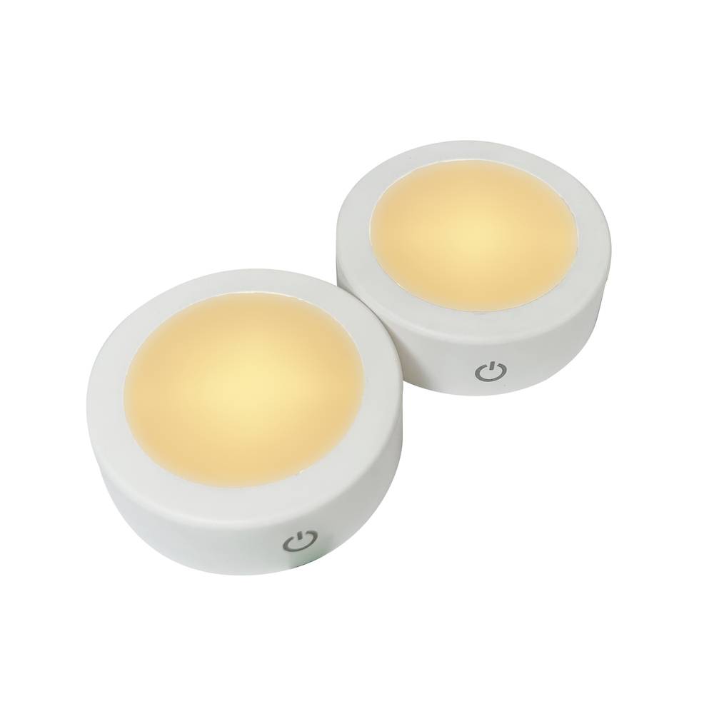 Lot 2 spots LED blanc 180 lm diam. 70mm hauteur 22 mm 3000k puissance 22W intensité variable rechargeable via USB-C-2