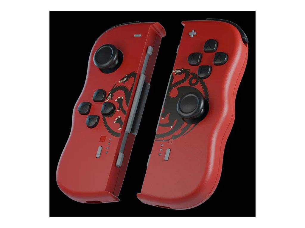 LEXIP X GAME OF THRONES Black Lights Twinpads Controller Red-0