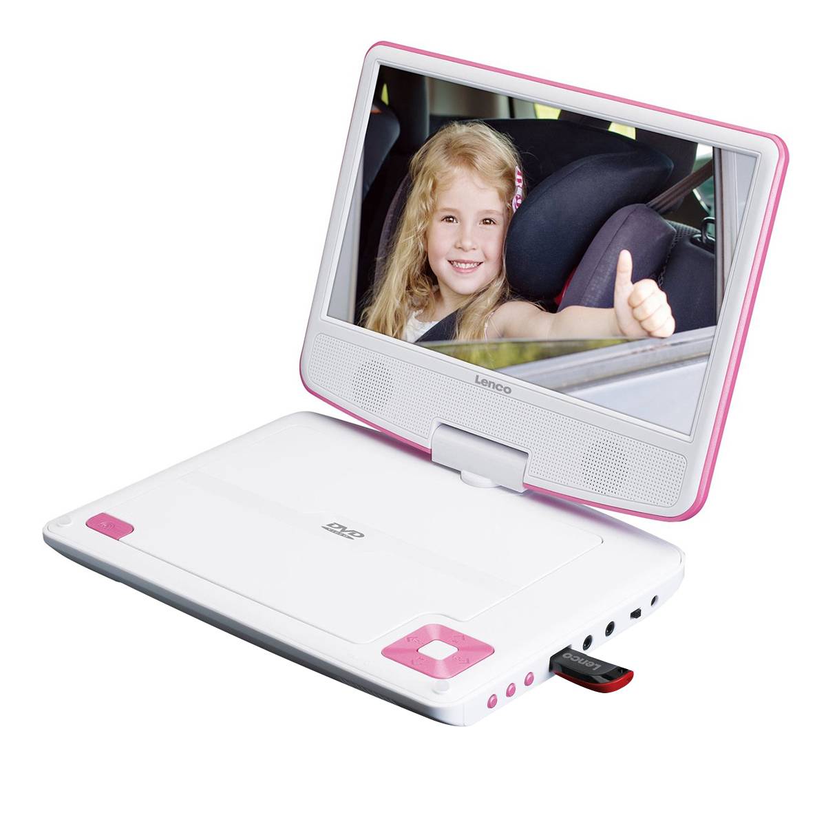 Lecteur DVD Portable 9" avec Port USB / SD / Jack 3.5mm Multi-langues-3