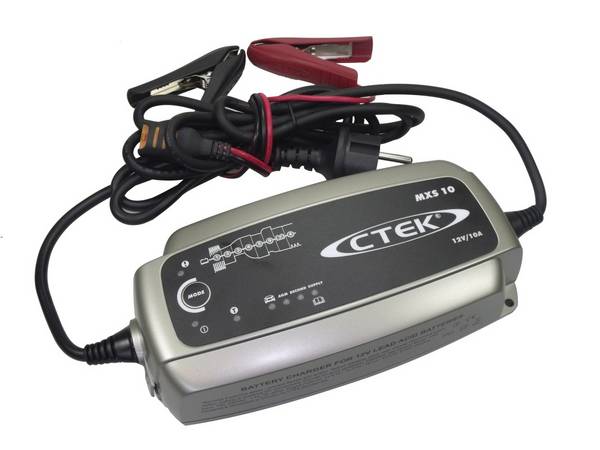 Chargeur de batterie au plomb CTEK MXS 10 pour batteries étanches 12V 10A