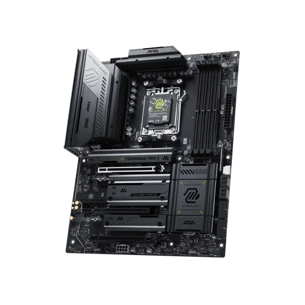 MSI MAG B850 TOMAHAWK MAX WIFI II, AMD, Emplacement AM5, AMD Ryzen 7000 Series, AMD Ryzen 8000 Series, AMD Ryzen 9000 Se-1