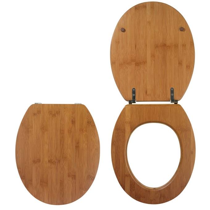 Abattant wc Bamboo nature Wirquin-1