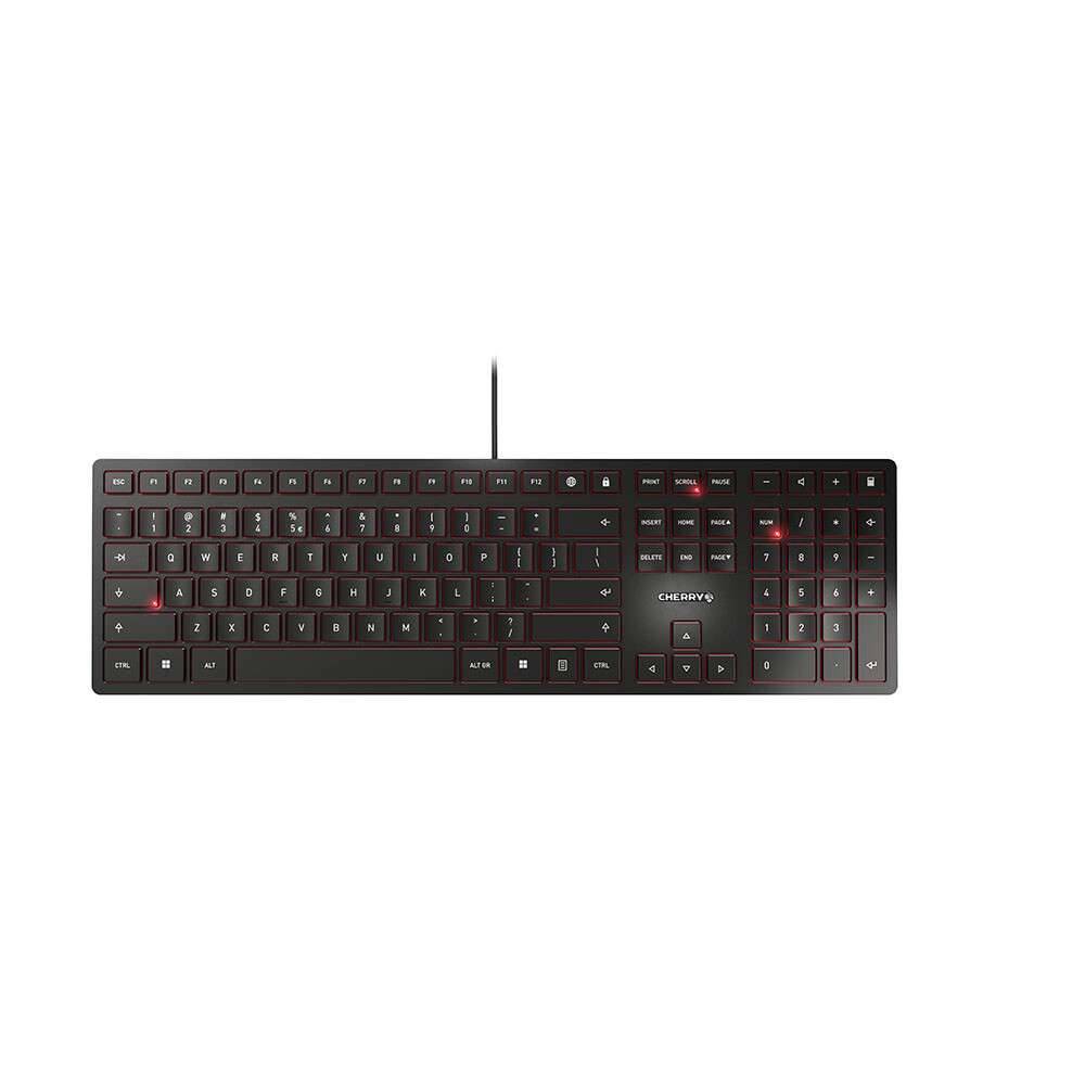 CHERRY Clavier KC 6000 SLIM USB EU noir-0