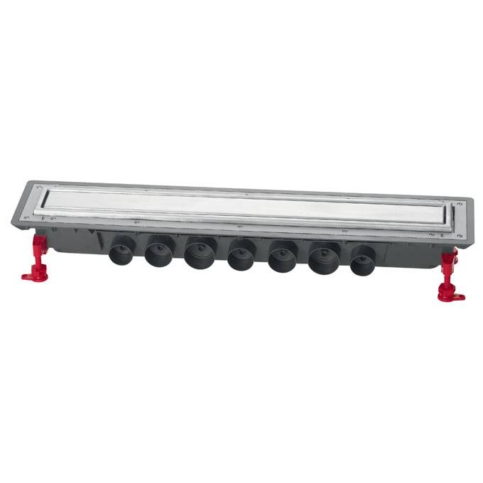 Caniveau douche VENISIO EXPERT Hauteur 89mm + Grille inox - 700mm-0
