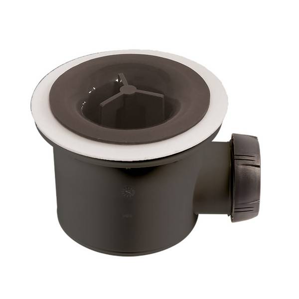Bonde tourbillon horizontale p/receveur VENIZIO grille carré