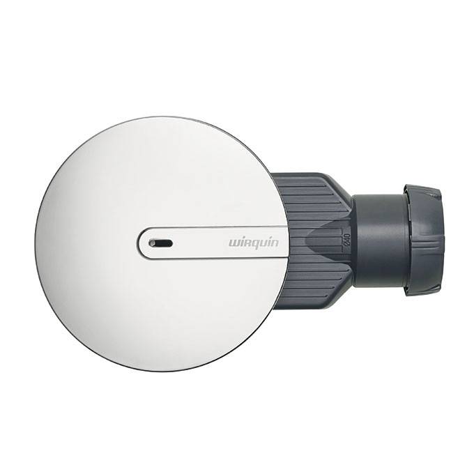 WIRQUIN Bonde de douche extraplate 90mm dôme ABS chromé SLIM+-1