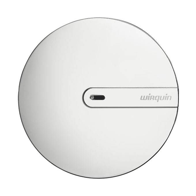 WIRQUIN Bonde de douche extraplate 90mm dôme ABS chromé SLIM+-2