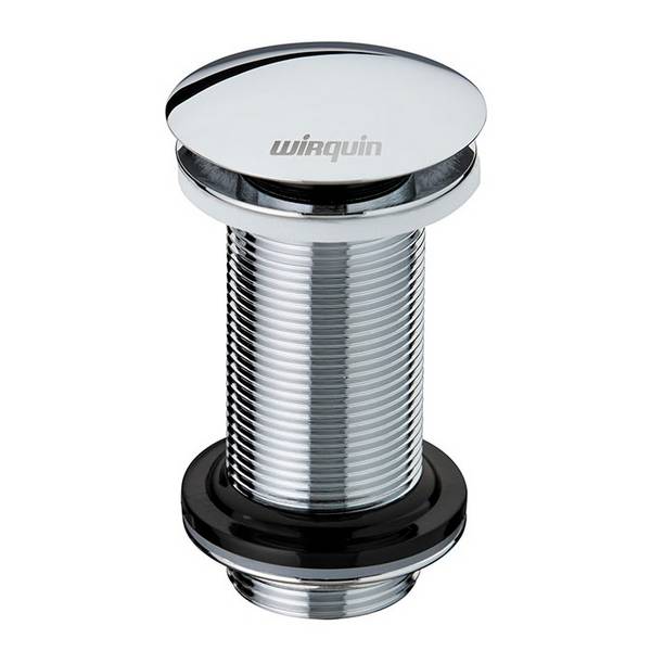 Bonde de lavabo Design quick clac 100mm sans trop plein