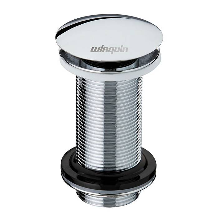 Bonde de lavabo Design quick clac 100mm sans trop plein-0