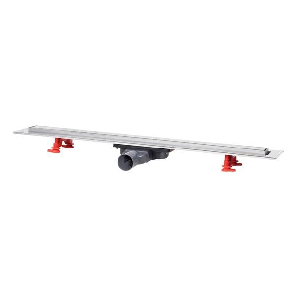 WIRQUIN Caniveau douche VENISIO SLIM hauteur 50mm + Grille inox - Longueur 700mm