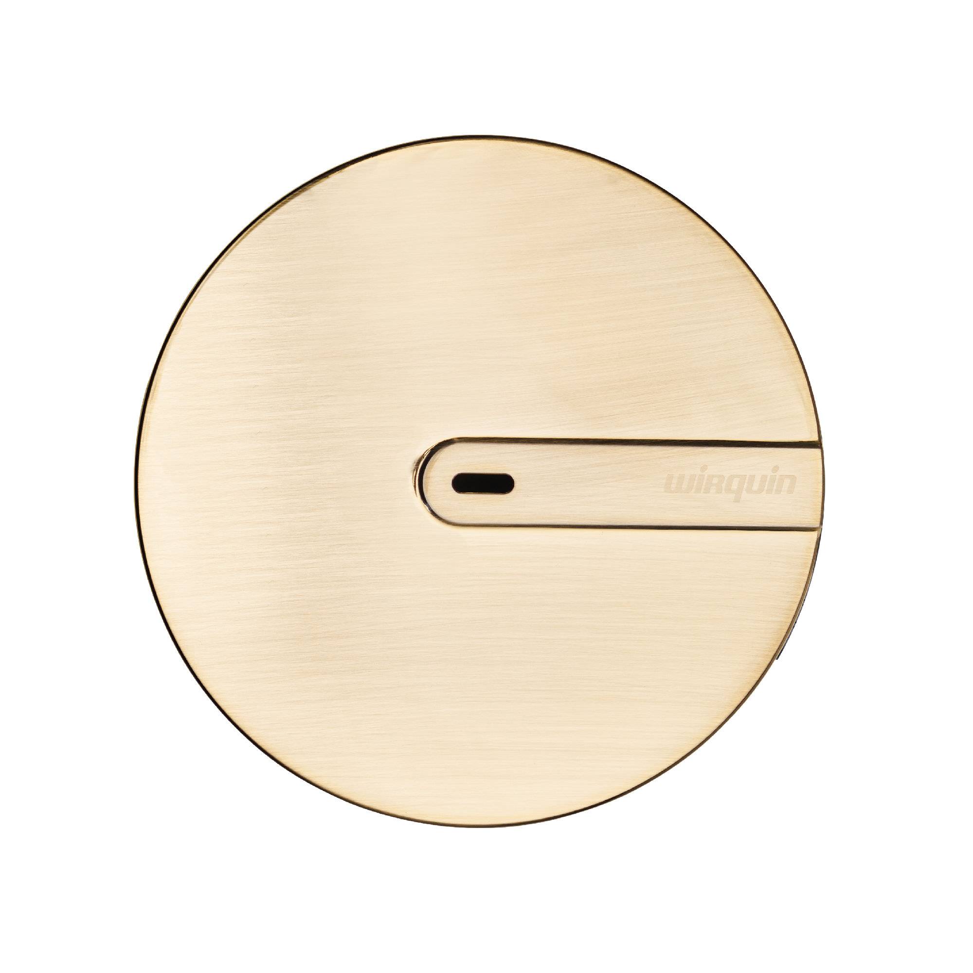 Wirquin Dôme ABS pour bonde de douche SLIM+ Ø90mm - or brossé-1